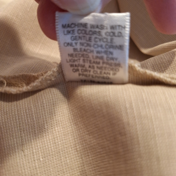 Pendleton Women's Linen/cotton Blend  Tan Jacket Sz L - Picture 7 of 10